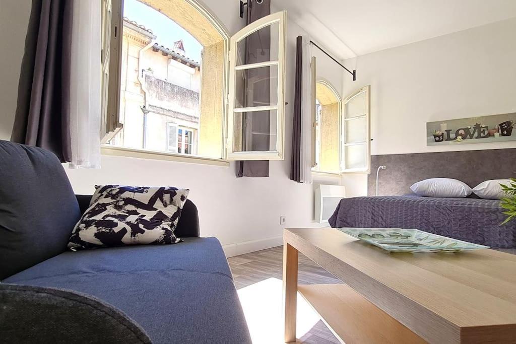 Ferienwohnung Charmant Et Lumineux Studio Intramuros Avignon Exterior foto